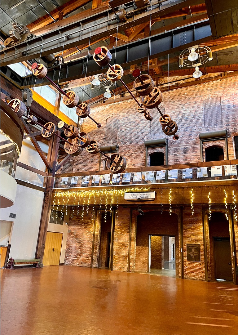 Inside the Ironworks building